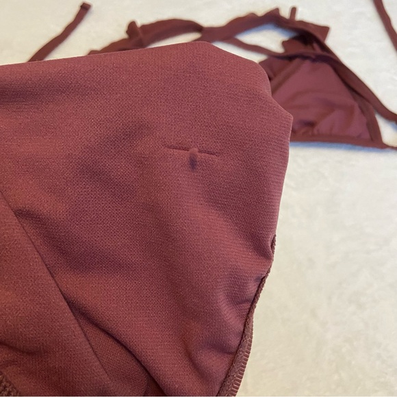 Shade & Shore Brown Ruffled Bikini Set - Picture 6 of 7